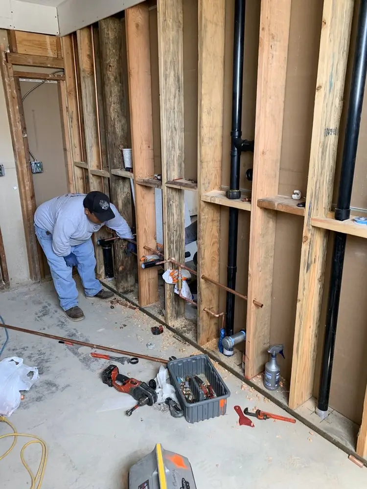 Commercial rough-in plumbing for Gas Line Repair in Short Hills